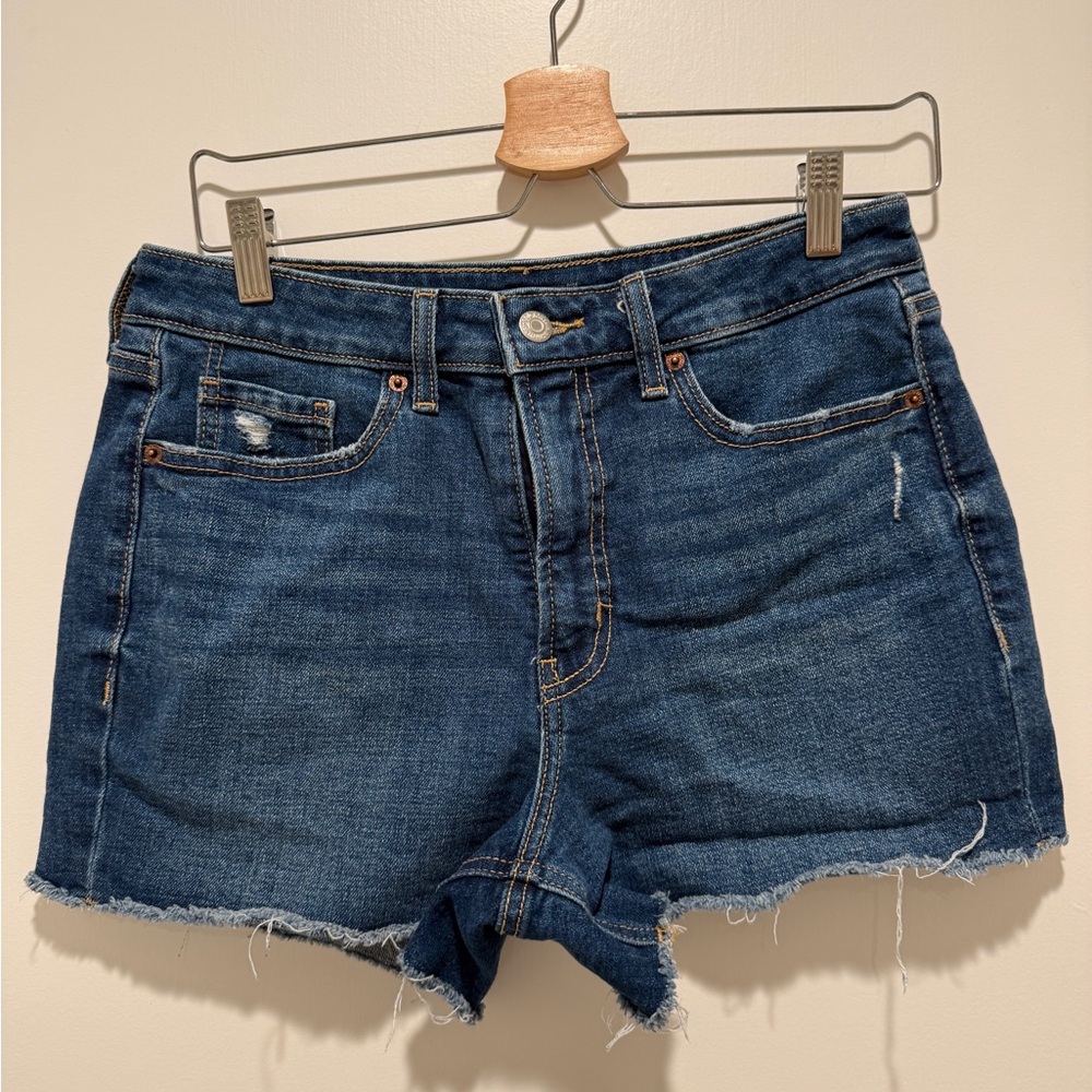 Old Navy Dark Blue Denim Cutoff Shorts